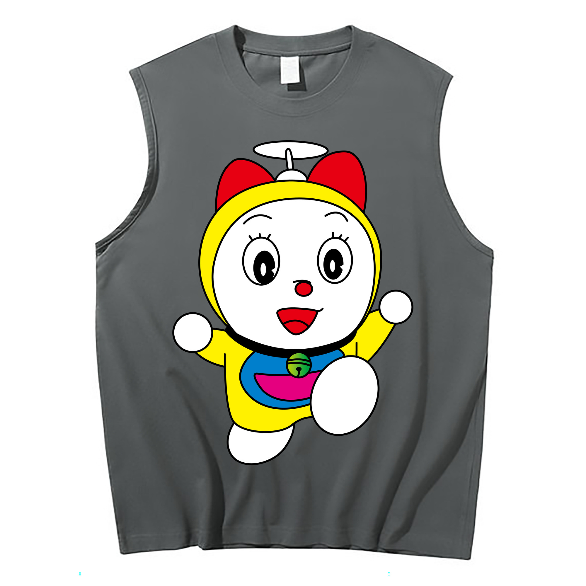 （画像用） ドラえもん ドラミ Doraemon Dorami コットン100％タンクトップ（フロントプリント）